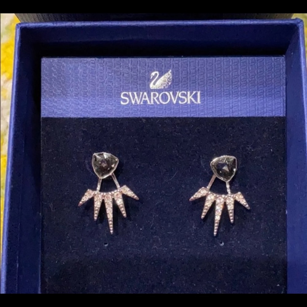 Swarovski jacket earrings